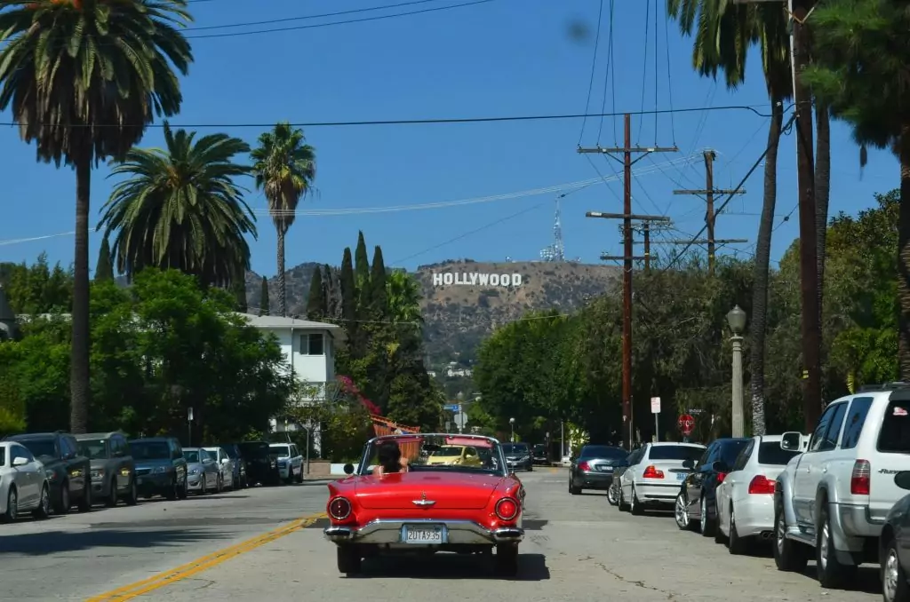 Barrio de Hollywood en Los Ángeles Estados Unidos