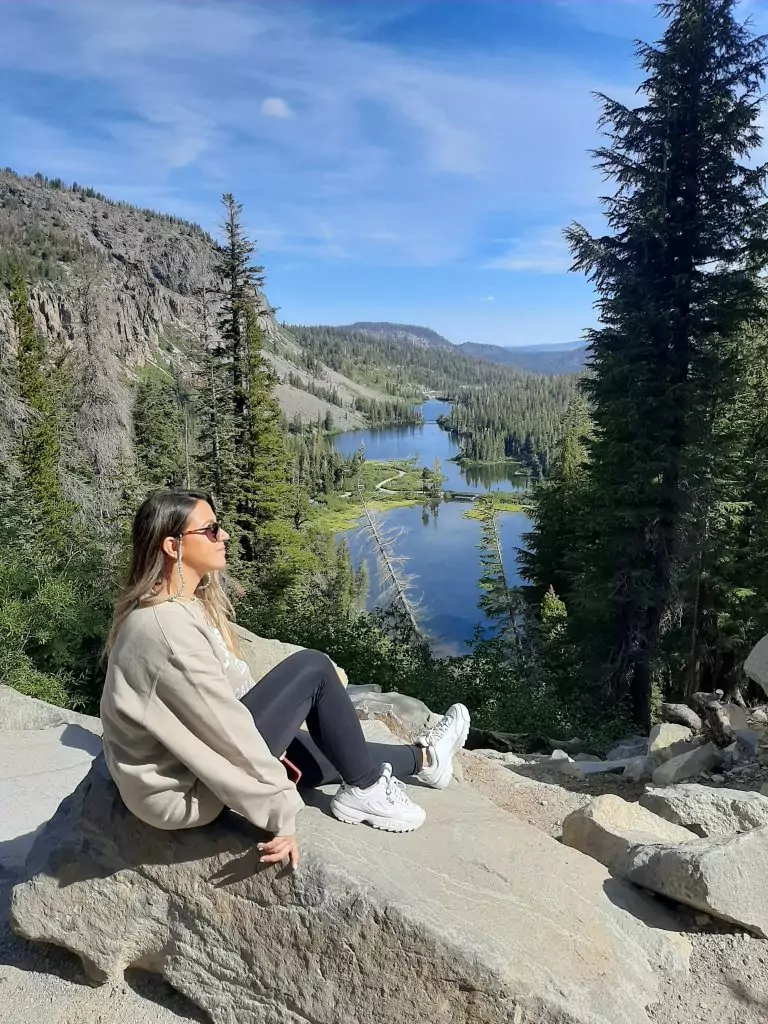 RUTA COESTA OESTA ESTADOS UNIDOS MAMMOTH LAKES Lake Mamie Vista Point