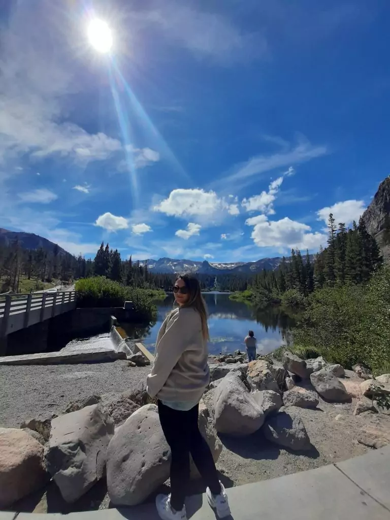 RUTA COESTA OESTA ESTADOS UNIDOS MAMMOTH LAKES Twin Lakes Vista