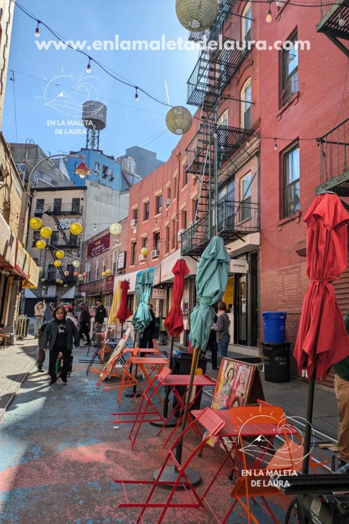 Qué ver en Nueva York en 10 días itinerario completo día a día Doyers Street en Chinatown