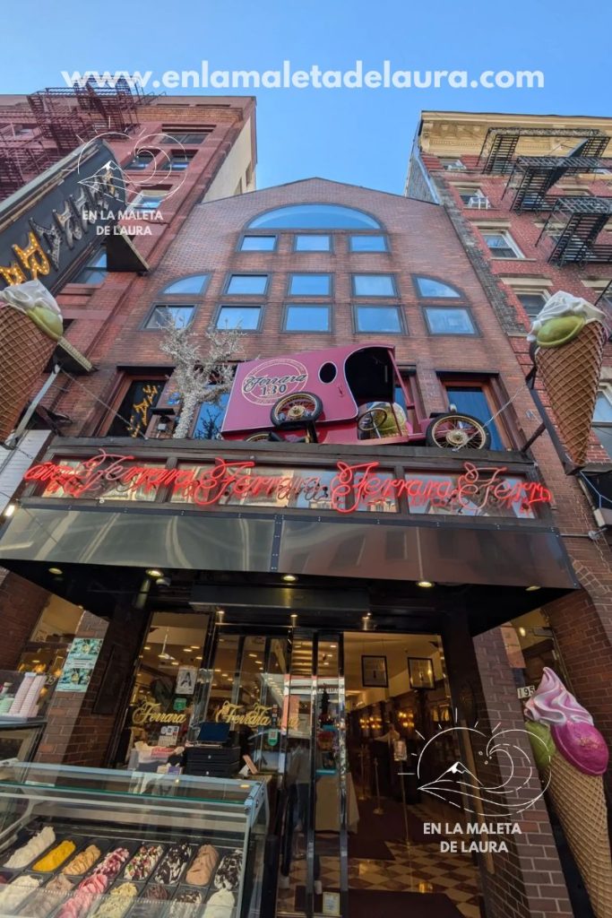 Qué ver en Nueva York en 10 días itinerario completo día a día pastelería Ferrara en Little Italy