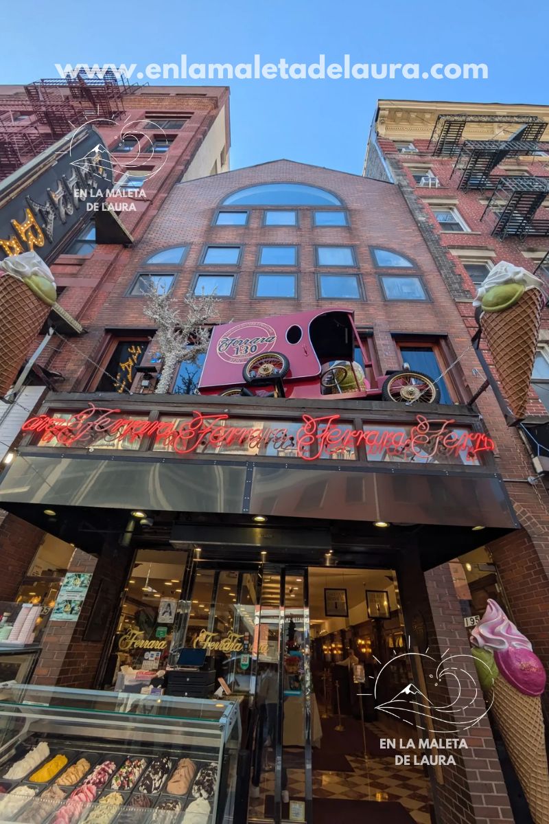 Qué ver en Nueva York en 10 días itinerario completo día a día pastelería Ferrara en Little Italy
