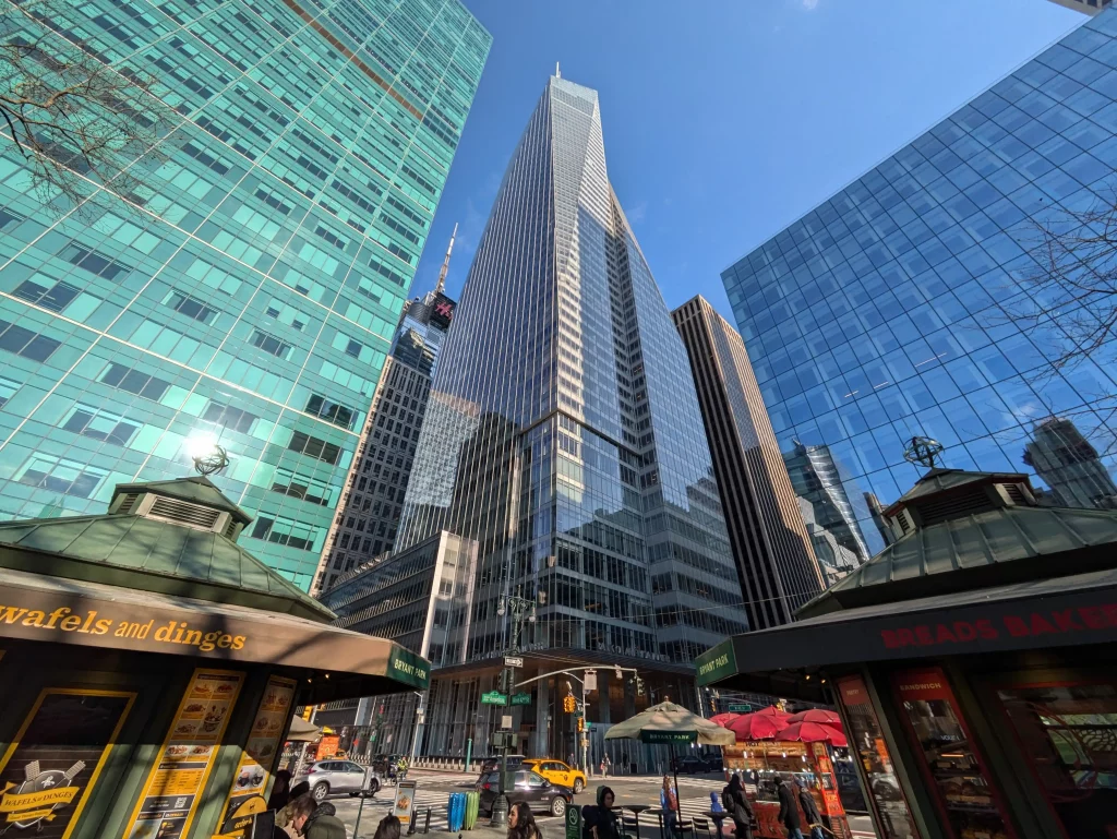 Itinerario y guía de viaje ruta de viaje de 10 días en Nueva York Bank of America o Banco de América