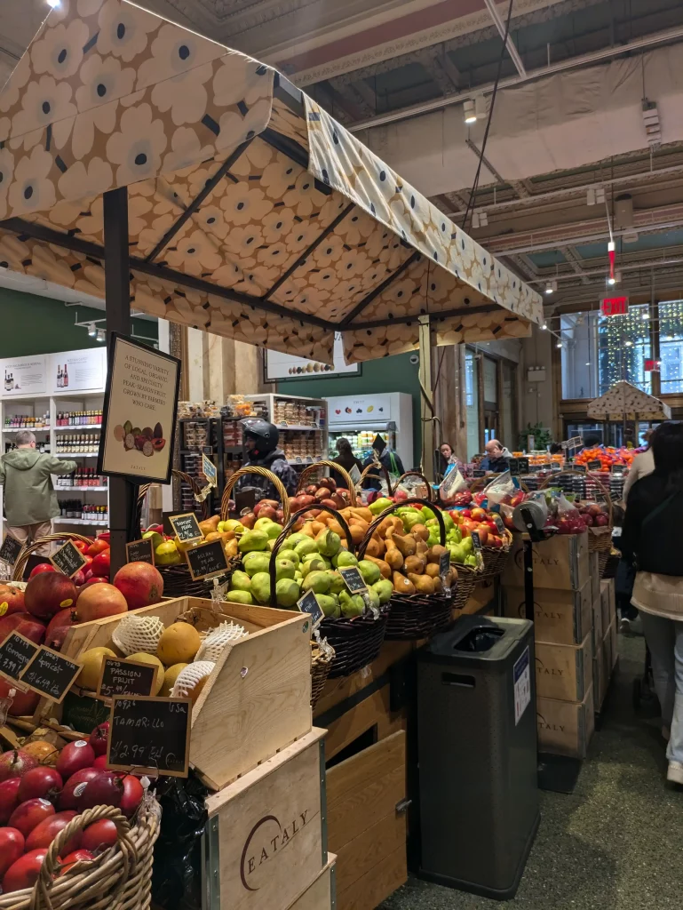 Itinerario y guía de viaje ruta de viaje de 10 días en Nueva York EATALY en la zona Midtown sur (2)