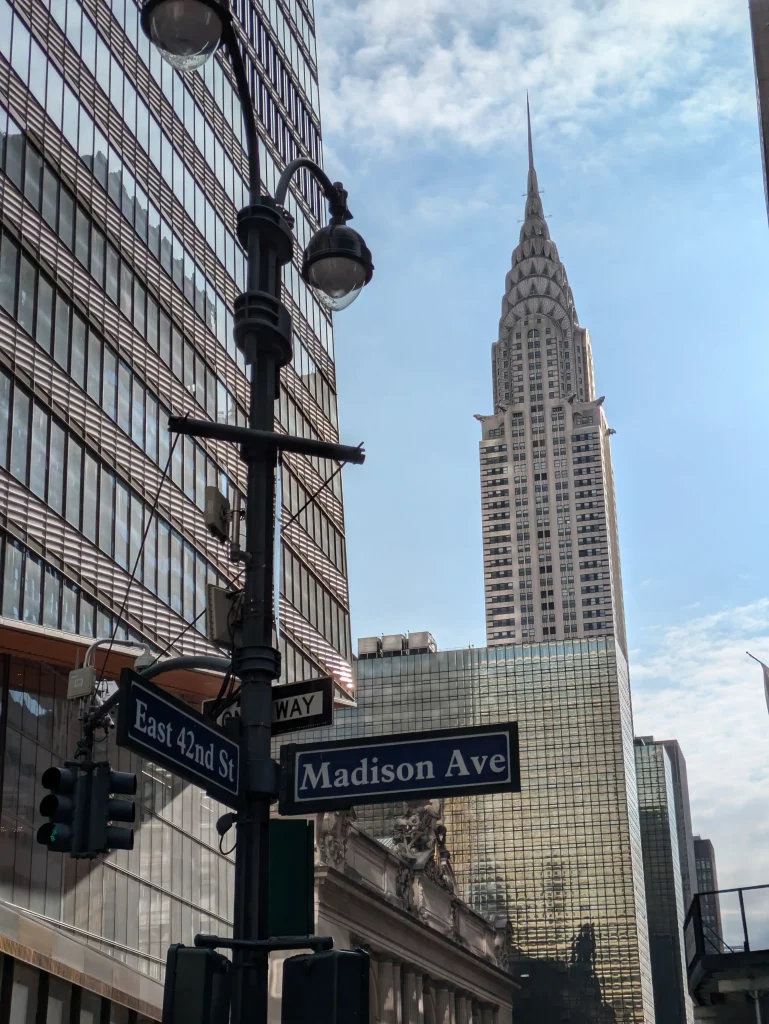 Itinerario y guía de viaje ruta de viaje de 10 días en Nueva York Edificio Chrysler