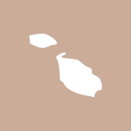 Silueta del mapa de Malta